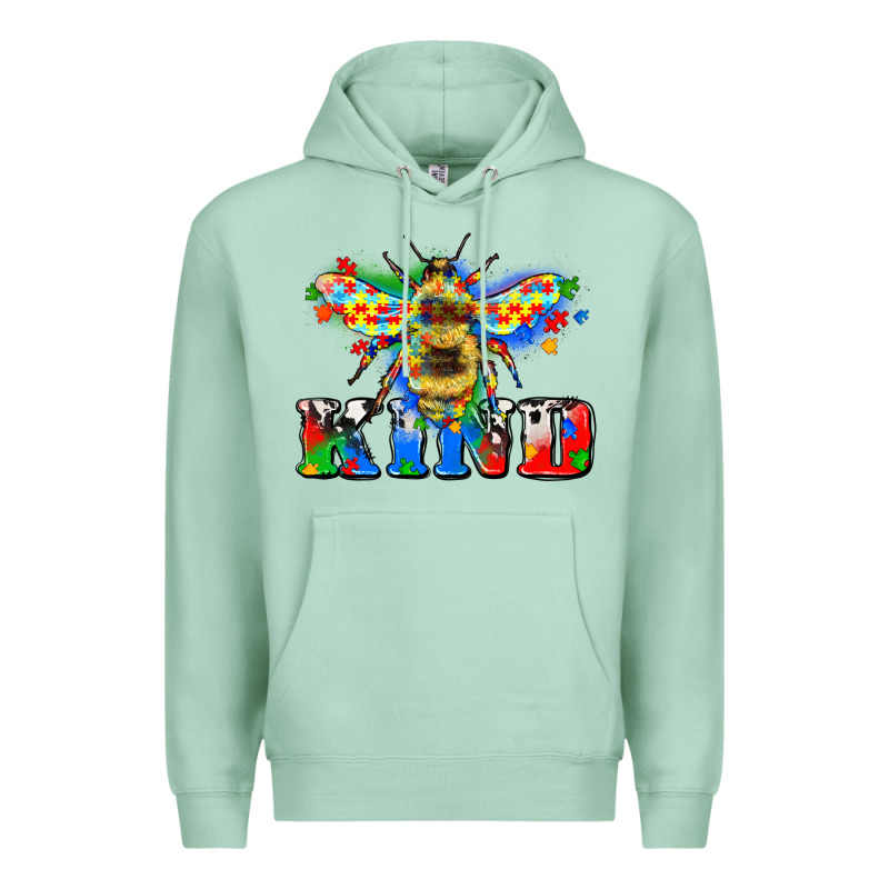 Bee Kind Autism Premium Hoodie by Zillion Design Studio | Teevron