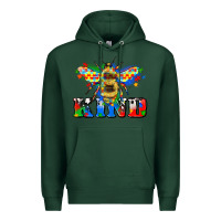Sports Green bee kind autism Premium Hoodie - Zillion Design Studio