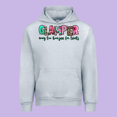 Urban Hoodie glamper way too boujee for tents