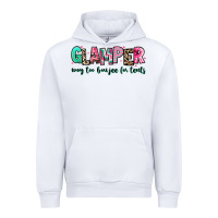 White glamper way too boujee for tents Urban Hoodie - RanaPortraitStore