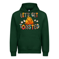 Forest Green let's get toasted Urban Hoodie - RanaPortraitStore