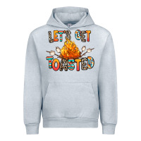 Heather Grey let's get toasted Urban Hoodie - RanaPortraitStore