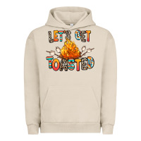 Pigment French Oak let's get toasted Urban Hoodie - RanaPortraitStore