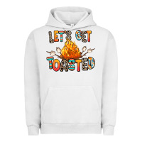 Pigment Lunar Rock let's get toasted Urban Hoodie - RanaPortraitStore