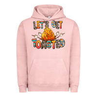Pigment Salmon let's get toasted Urban Hoodie - RanaPortraitStore