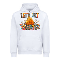 White let's get toasted Urban Hoodie - RanaPortraitStore