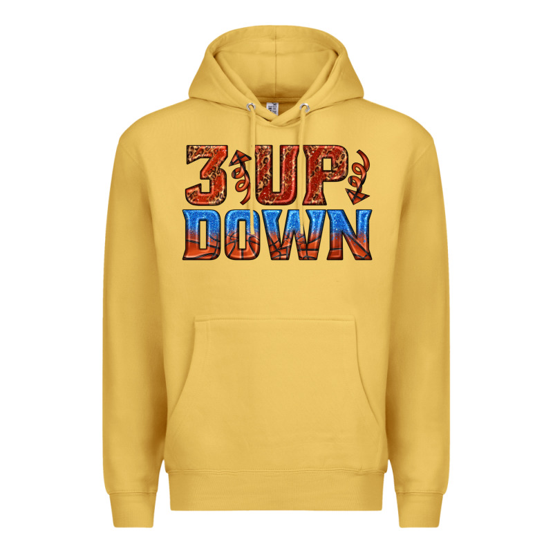3 Up 3 Down Basketball Premium Hoodie by texasbilliewilder | Teevron