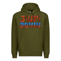 Army Green 3 up 3 down basketball Premium Hoodie - texasbilliewilder
