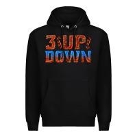 Black 3 up 3 down basketball Premium Hoodie - texasbilliewilder