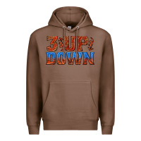 Chestnut 3 up 3 down basketball Premium Hoodie - texasbilliewilder