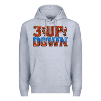 Heather Grey 3 up 3 down basketball Premium Hoodie - texasbilliewilder