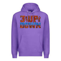 Purple 3 up 3 down basketball Premium Hoodie - texasbilliewilder
