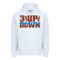 White 3 up 3 down basketball Premium Hoodie - texasbilliewilder