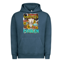 Pigment Midnight Navy somebodys problem Urban Hoodie - texasbilliewilder