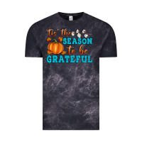 Cloud Black Tis' the Season To Be Grateful Vintage Tee - Artiststas