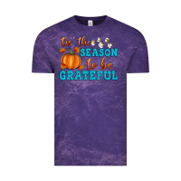 Cloud Purple Tis' the Season To Be Grateful Vintage Tee - Artiststas