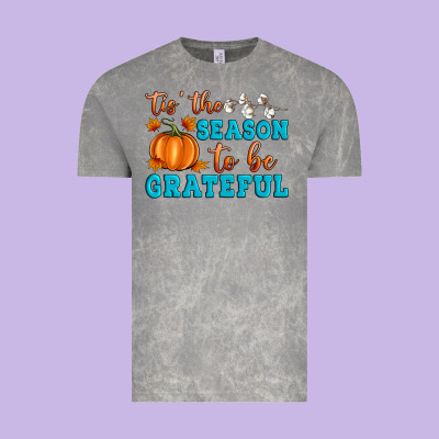 Tis' The Season To Be Grateful Vintage Tee Designed By Artiststas