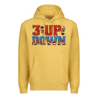 Antique Gold 3 up 3 down football Premium Hoodie - texasbilliewilder