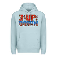 Blue Mist 3 up 3 down football Premium Hoodie - texasbilliewilder