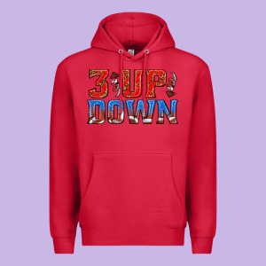 3 Up 3 Down Football Premium Hoodie Designed By Texasbilliewilder