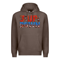 Coffee 3 up 3 down football Premium Hoodie - texasbilliewilder