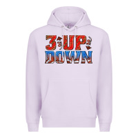 Lilac 3 up 3 down football Premium Hoodie - texasbilliewilder