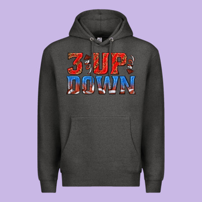 3 Up 3 Down Football Premium Hoodie Designed By Texasbilliewilder
