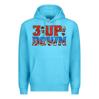 Ocean Blue 3 up 3 down football Premium Hoodie - texasbilliewilder