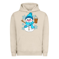 Pigment French Oak cute snowman Urban Hoodie - Zillion Design Studio