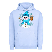 Pigment Grape Ice cute snowman Urban Hoodie - Zillion Design Studio