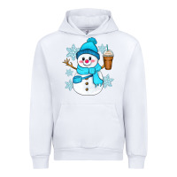 White cute snowman Urban Hoodie - Zillion Design Studio