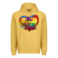 Antique Gold be you tiful Premium Hoodie - Zillion Design Studio