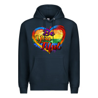 Navy be you tiful Premium Hoodie - Zillion Design Studio