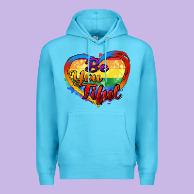 Be You Tiful Premium Hoodie Designed By Zillion Design Studio
