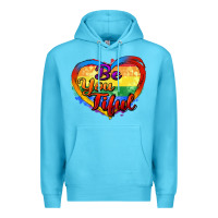 Ocean Blue be you tiful Premium Hoodie - Zillion Design Studio