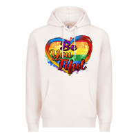 Pale Pink be you tiful Premium Hoodie - Zillion Design Studio