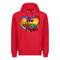 Red be you tiful Premium Hoodie - Zillion Design Studio