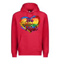 Cardinal be you tiful Premium Hoodie - Zillion Design Studio