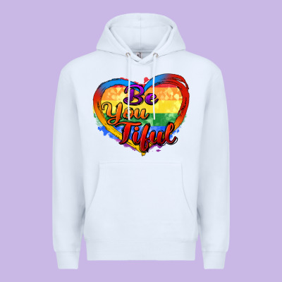 Be You Tiful Premium Hoodie Designed By Zillion Design Studio