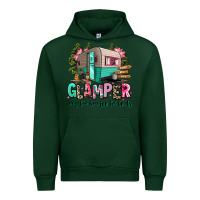 Forest Green glamper way too boujee for tents 2 Urban Hoodie - RanaPortraitStore