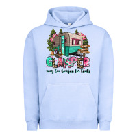 Pigment Grape Ice glamper way too boujee for tents 2 Urban Hoodie - RanaPortraitStore