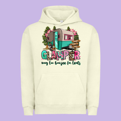 Urban Hoodie glamper way too boujee for tents 2