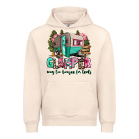 Sandshell glamper way too boujee for tents 2 Urban Hoodie - RanaPortraitStore
