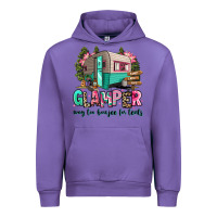 Tulip glamper way too boujee for tents 2 Urban Hoodie - RanaPortraitStore