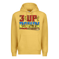 Antique Gold 3 up 3 down softball Premium Hoodie - texasbilliewilder