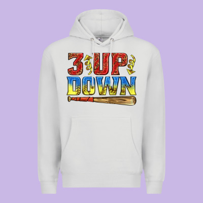 3 Up 3 Down Softball Premium Hoodie Designed By Texasbilliewilder