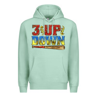 Seafoam 3 up 3 down softball Premium Hoodie - texasbilliewilder