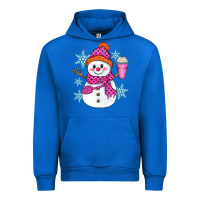 Cobalt bougie snowman Urban Hoodie - Zillion Design Studio