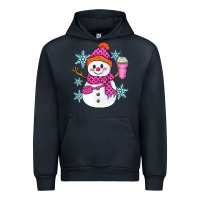 Navy bougie snowman Urban Hoodie - Zillion Design Studio