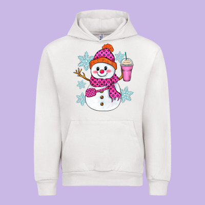 Bougie Snowman Urban Hoodie Designed By Zillion Design Studio
